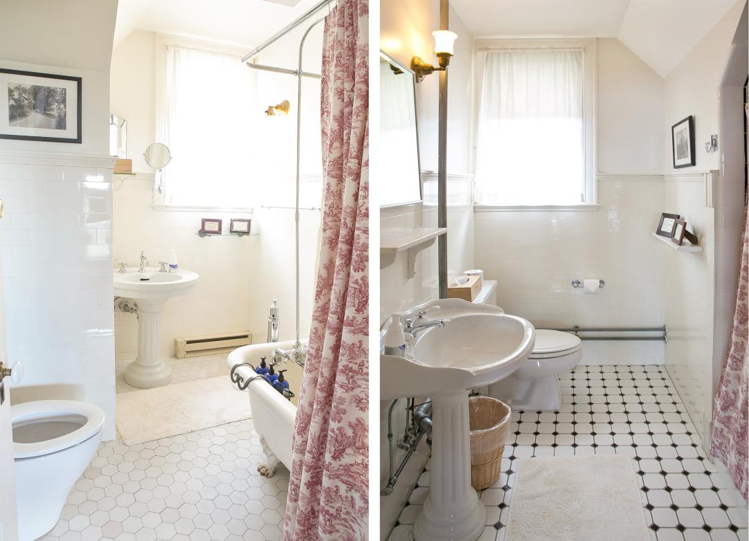 Cherry Room shared bathroom